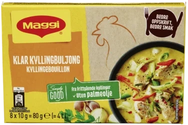 Klar Kyllingbuljong Terninger, 80 g