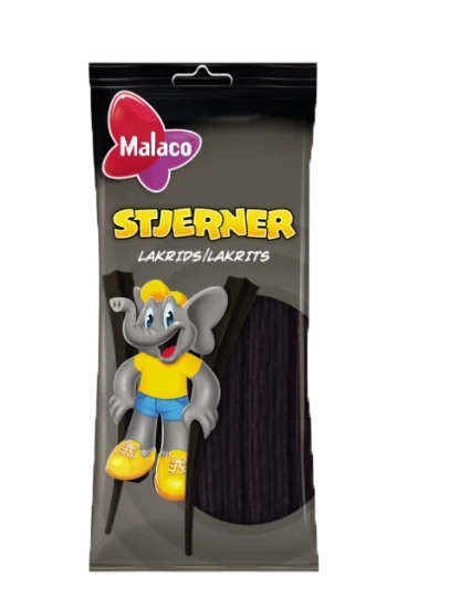Malaco Stjerner Lakris 92g
