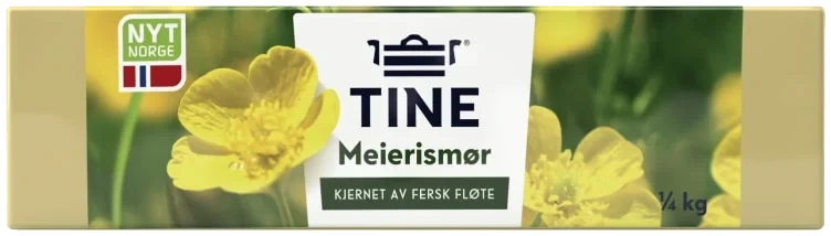 Tine Meierismør 250 G Folie