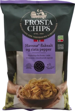 Frostachips Havsnø Flaksalt & Rista Pepper 150g