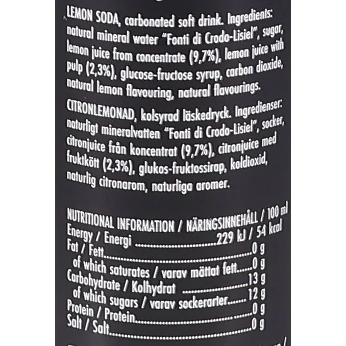 Fonti di Crodo Limonata