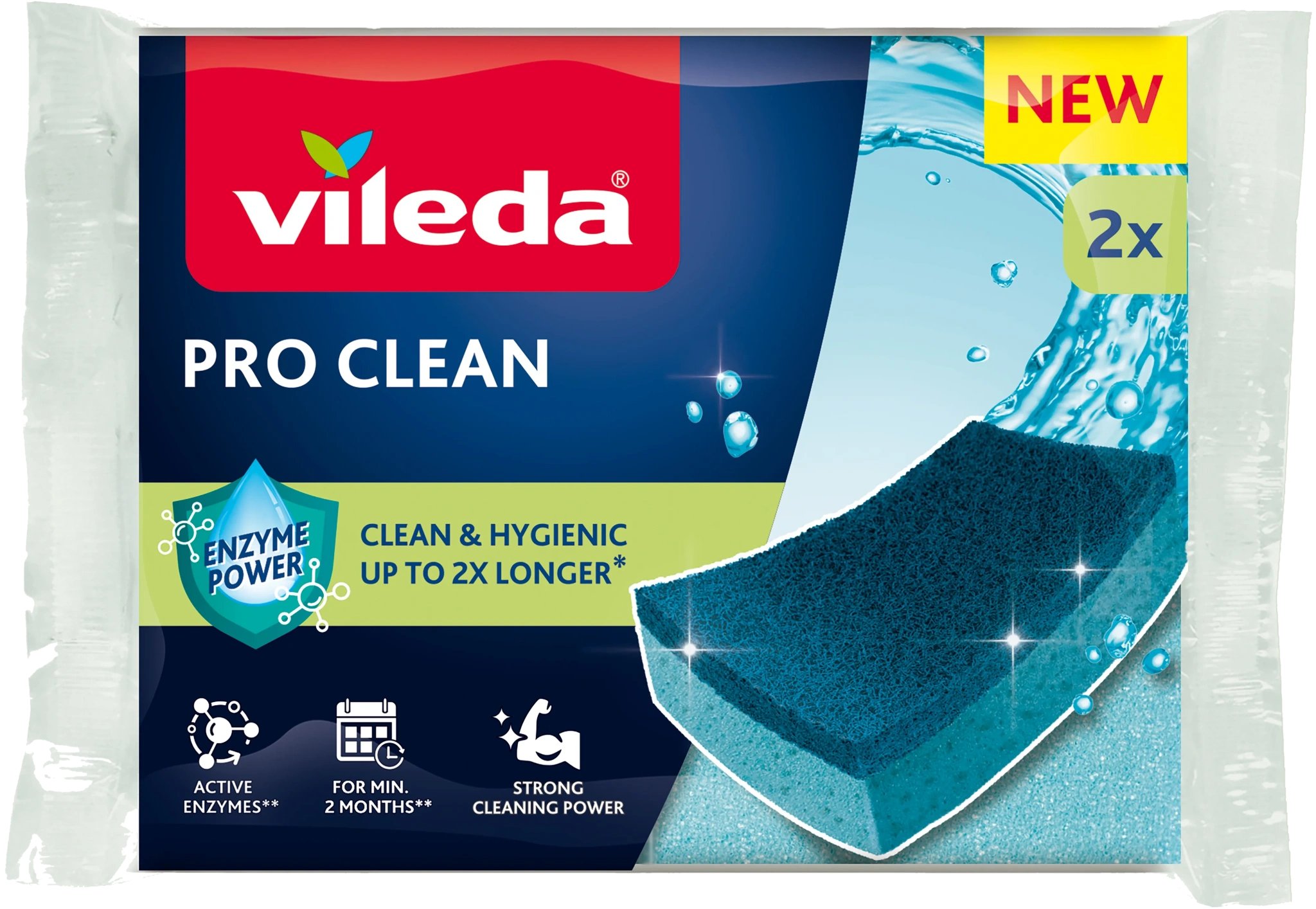 Rengöringssvamp Pro clean Mid scrub 2-pack