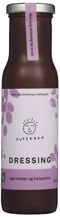 Dressing Bjørnebær Økologisk 250ml Superbra