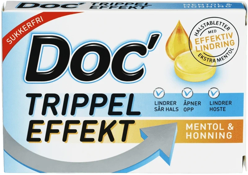 Doc Trippel Honning Sukkerfri 55g