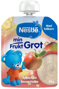 Min Fruktgrøt Eple Banan Havre 90g