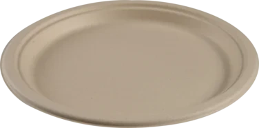 Tallerken Fiber Abena Gastro Ø26cm Natur Bagasse