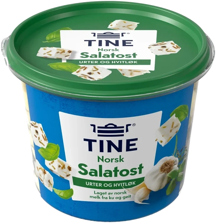 SALATOST Urter&hvitløk 220g tine