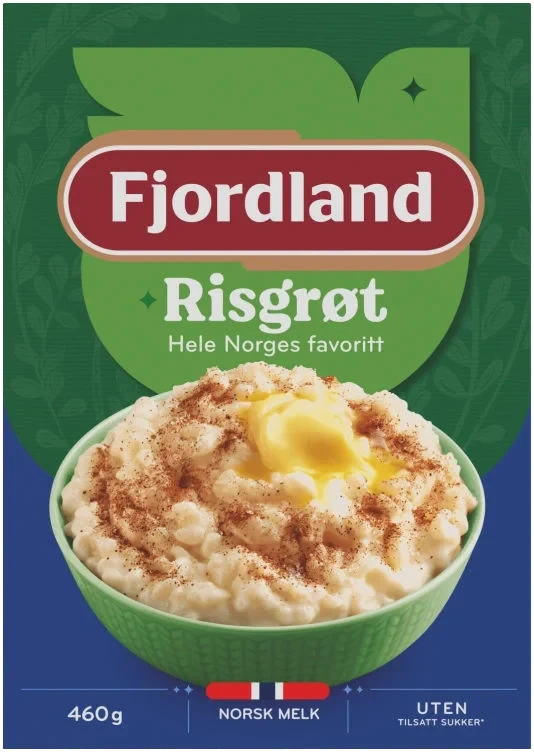Risgrøt U/sukker Fjordland 460g