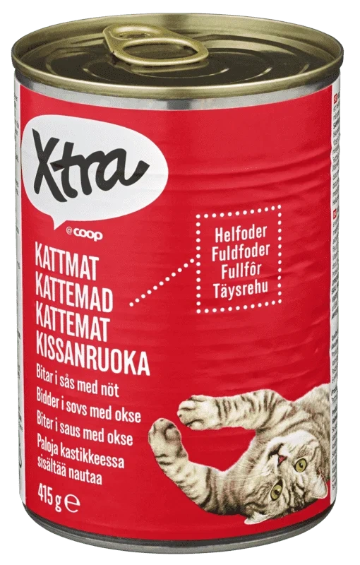 X-tra Katt Kjøtt 415g