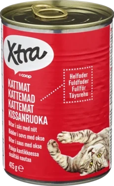 Cat Food Wet Meat Chunks In Gravy