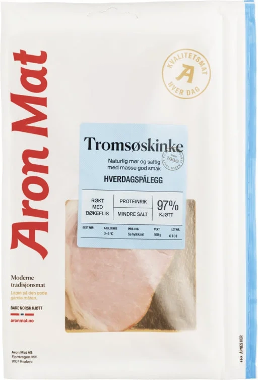 Aron Mat Skåret Tromsøskinke 100g