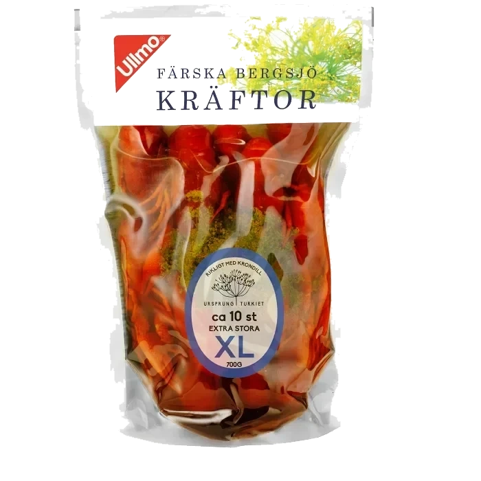 Kräftor Färska ca 10st XL 700g Ullmo