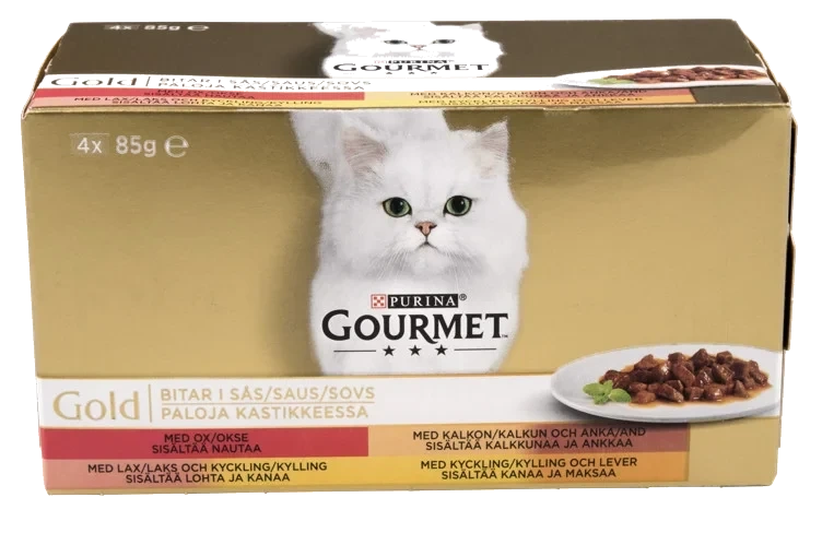 Gourmet Gold Multipk 4x85g Purina