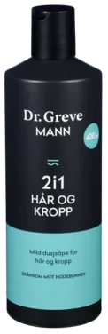 Dr Greve Mann 2i1 Hår og Kropp 400ml