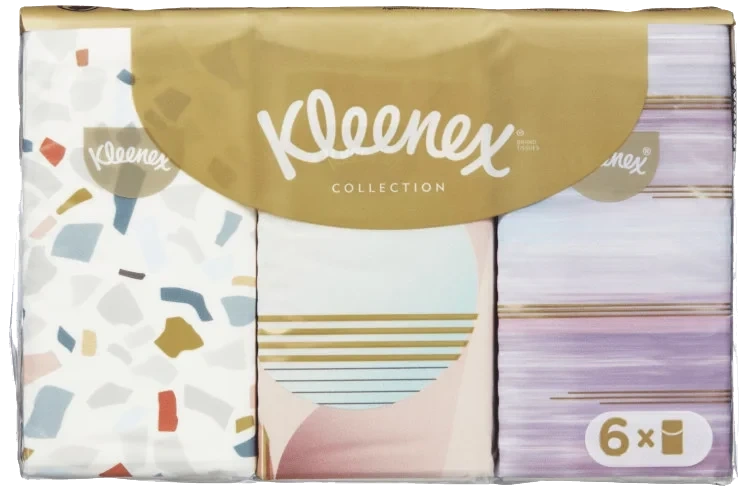 Kleenex Lommetørkle Collection 6pk