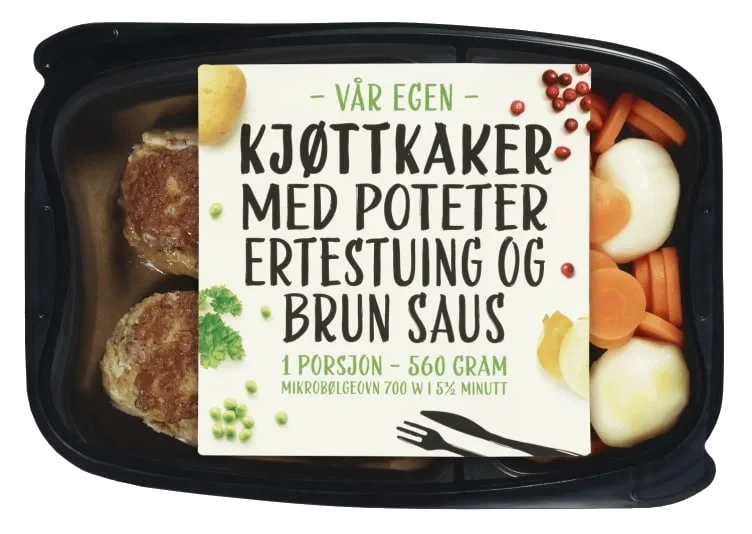 Kjøttkaker m/Brun Saus 560g