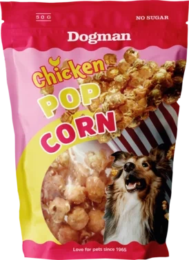 Chicken Popcorn Belønning For Hund Dogman