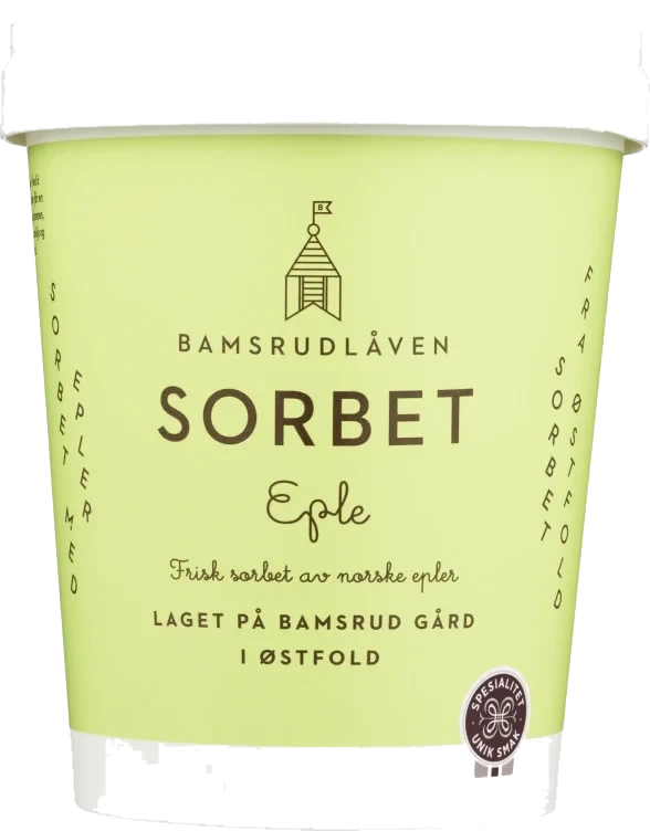 Sorbet Gårdsepler 0,5l Bamsrudlåven
