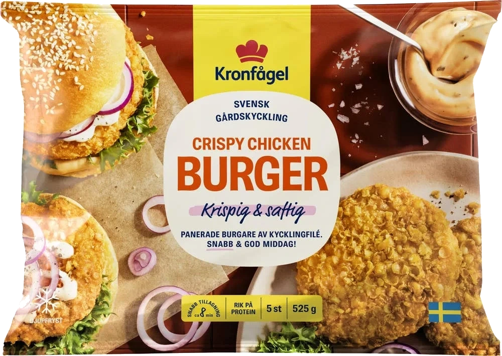 Crispy Chicken Burger Fryst