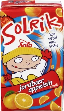 Solrik Jordbær Lett 0,25l