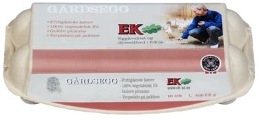 Gårdsegg l 10stk Ek Gårdspakkeri