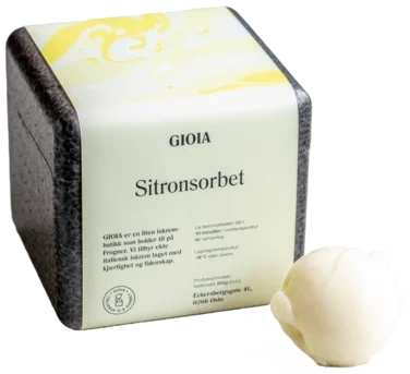 GIOIA Sitronsorbet 0.5L
