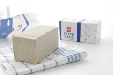 Fersk gjær original blå