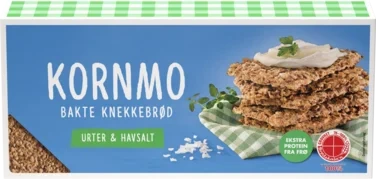 Kornmo Knekkebrød Urter&Havsa 200g