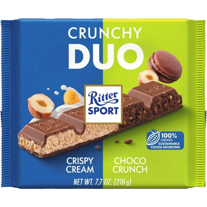 Mjölkchoklad Crunchy Duo