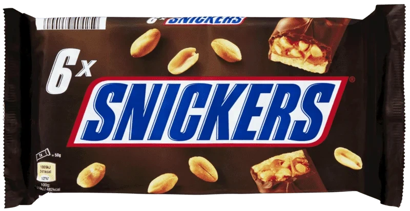 Snickers Sjokoladebar 6x50g