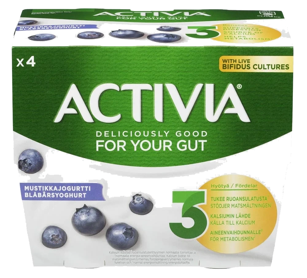 Activia blåbær
