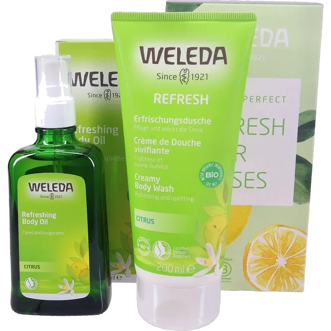 Citrus Body Oil & Body Wash Set