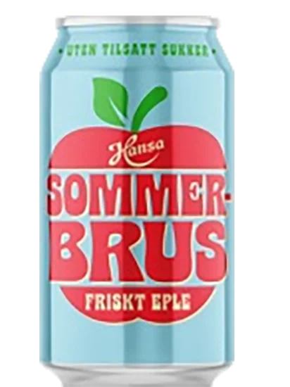 Hansa Sommerbrus Friskt Eple 0,33l