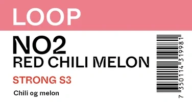 Loop No2 Red Chili Melon Strong S3 All White 24 Portions 15g