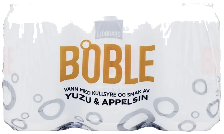 Boble Vann Yuzu&Appelsin 0,33lx6 boks Eldorado