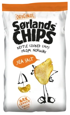 Sørlandschips Sea Salt 160g
