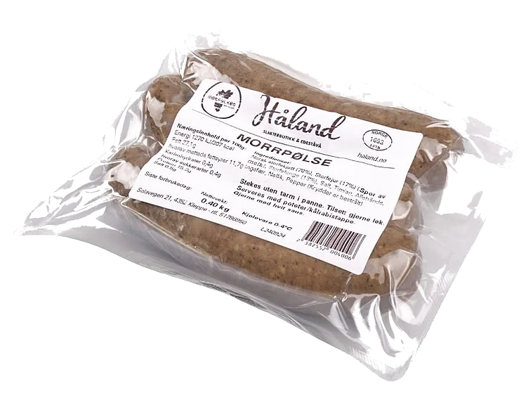 Morrpølse Ca350g Håland Kjøtt