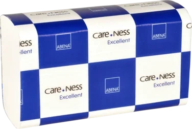 Håndtørk Abena Care-ness Excellent 2-lags Z-fold 24x20,6cm Nyfiber Smal