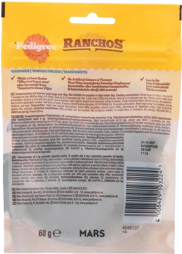 Ranchos Sausages med svin