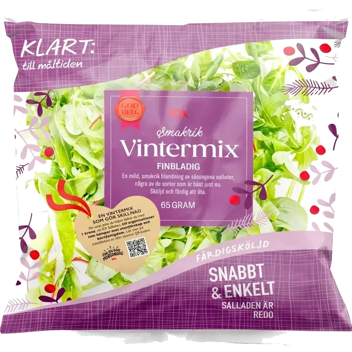 Finbladig vintermix Sköljd 65g ICA