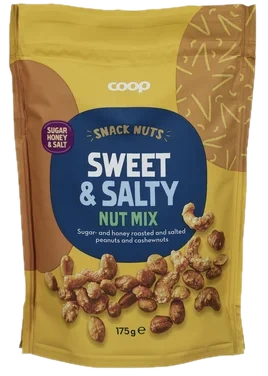 Nut Mix Sugar/honey & Salt