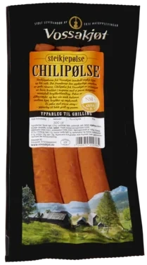 Chilipølse 300g Vossakjøt