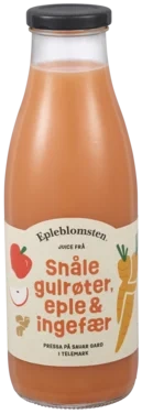 Snåle Gulrøtter, Eple og Ingefær 0.75l Epleblomsten