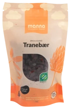 Tranebær, 200 g, økologisk, Manna