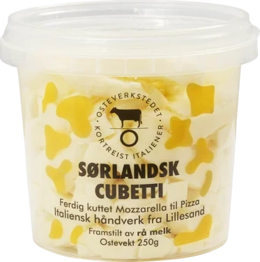 Sørlandsk Mozzarella Pizzeria Cubetti