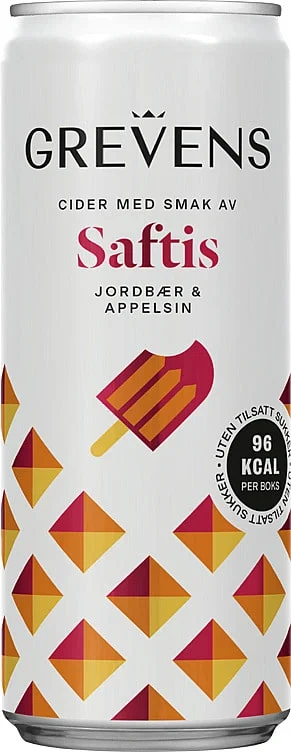 Grevens Sommercider Saftis 0,33l boks