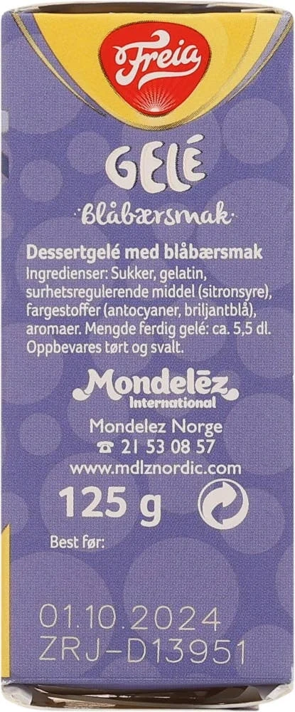 Blåbærgelé