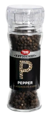 Pepper Hel Sort Kvern 65g TORO