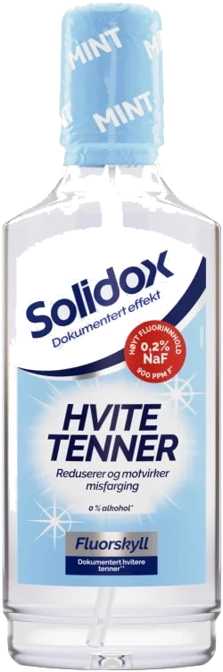 Solidox Munnskyll Hvite Tenner 500ml