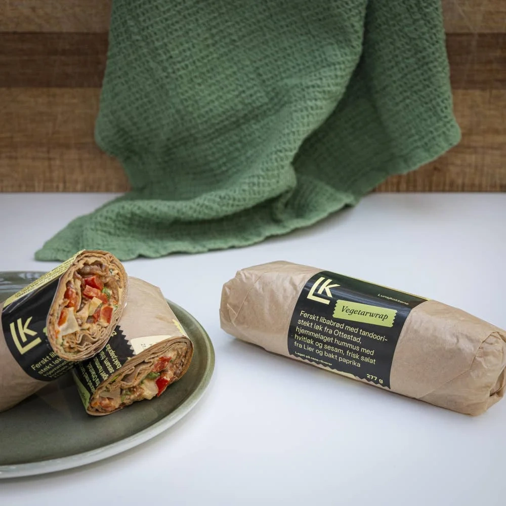 Wrap med hummus